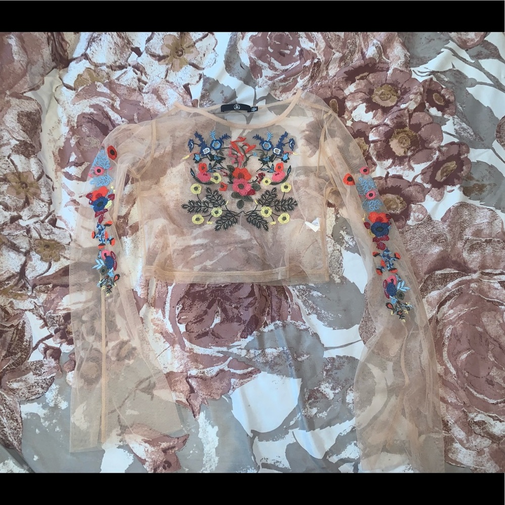 Never worn sheer blouse